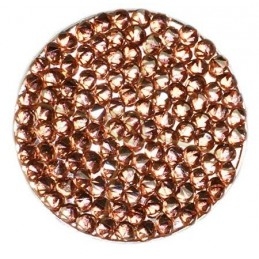 Crystal Rocks 30mm Vintage Rose Copper