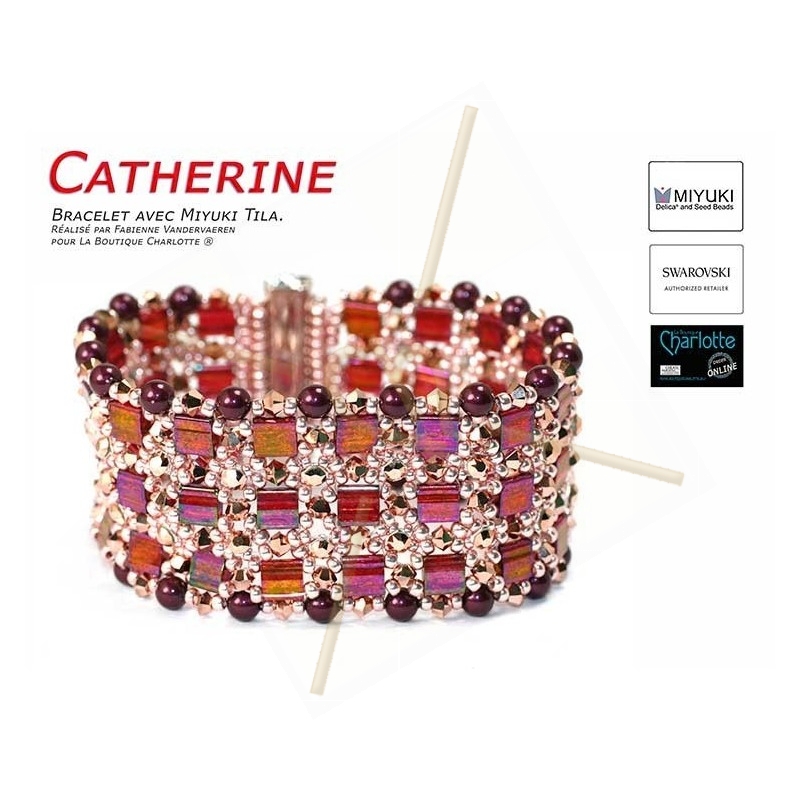 Kit Bracelet Catherine Rouge