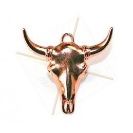 Skull bull 40mm Rose Gold