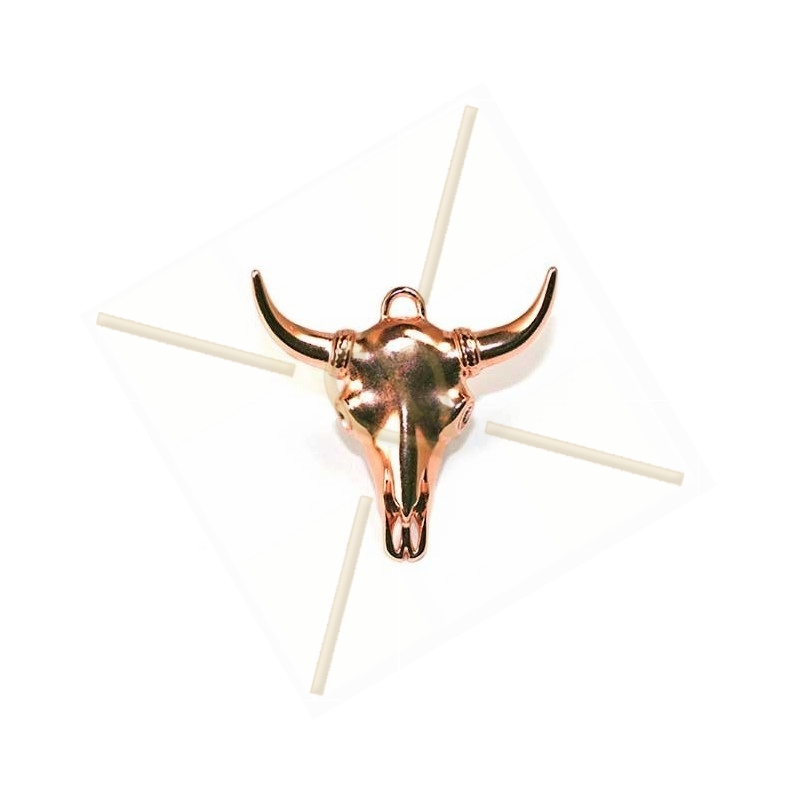 Skull bull 40mm Rose Gold