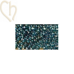 15/0 LINED MET MIX GLD BEG AQ 