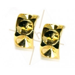 oorbellen voor 3 x SS39 8mm gold