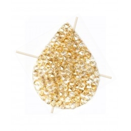 Swarovski Fine Rocks Drop 16*21mm Golden Shadow