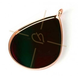 pendentif Larme 21*28mm Rose Gold