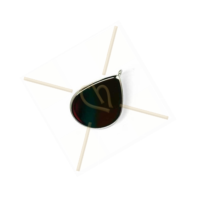 pendant Larme 16*21mm Rhodium pendant Larme 16*21mm Rhodium