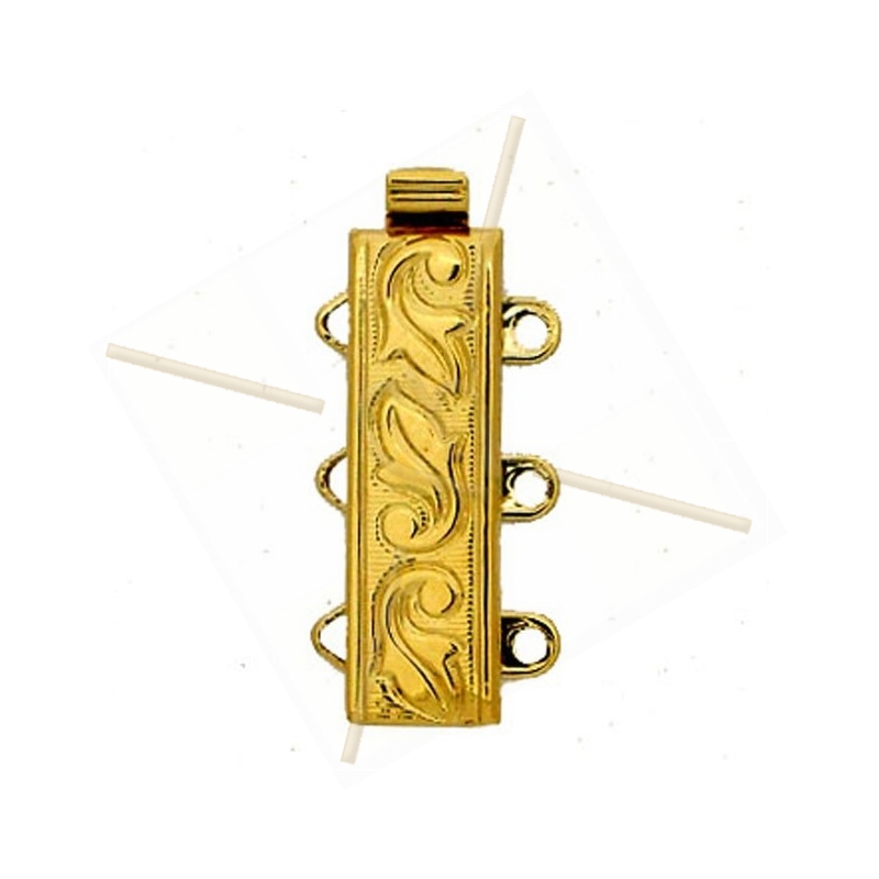 Schuifslot Neumann Claspgarten 3-rijen Gold