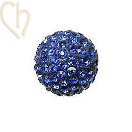 boule de strass 6mm blue roi
