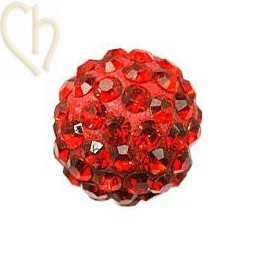 boule de strass 6mm rouge
