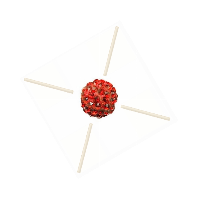 ronde strassbal 6mm rood ronde strassbal 6mm rood