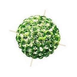 boule de strass 6mm peridot