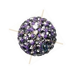 boule de strass 8mm tanzanite