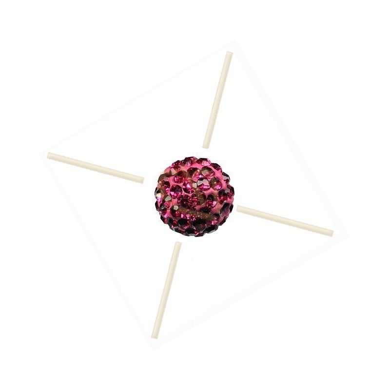 strassbal 8mm round fuchsia strassbal 8mm round fuchsia