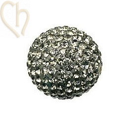 boule de strass 10mm shadow cristal
