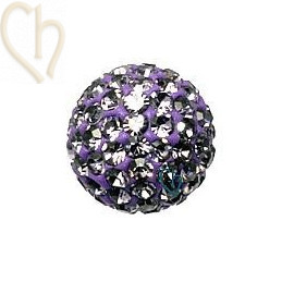 boule de strass 10mm tanzanite