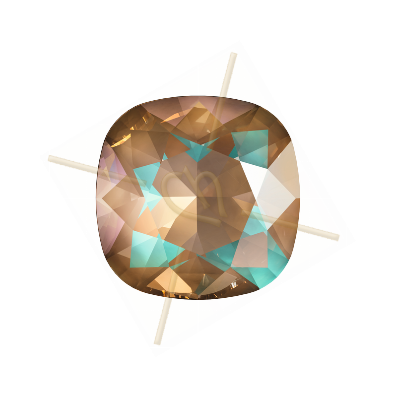 Swarovski cabochon 4470 12mm Cappuchinno DeLite L133D