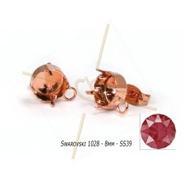 Earring for 1 strass SS39 -...