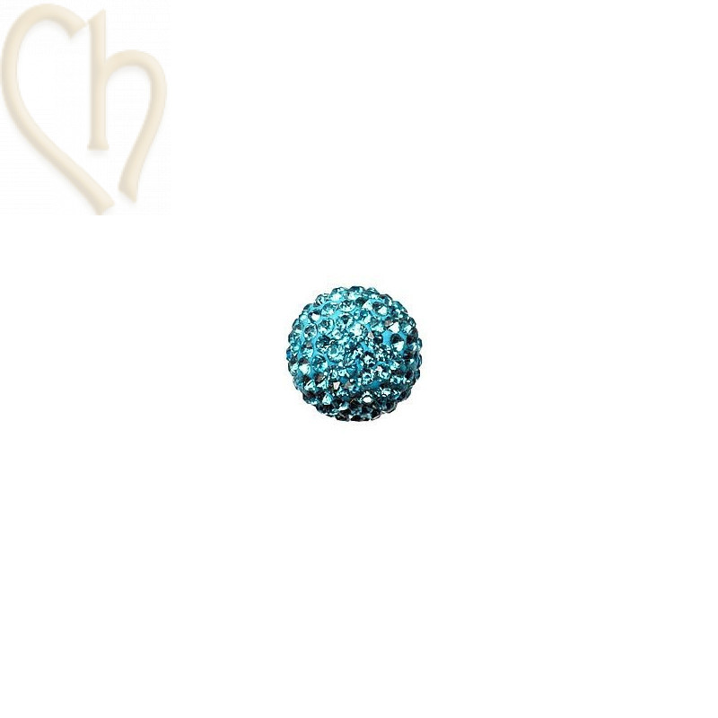 strassbal 14mm round aquamarine