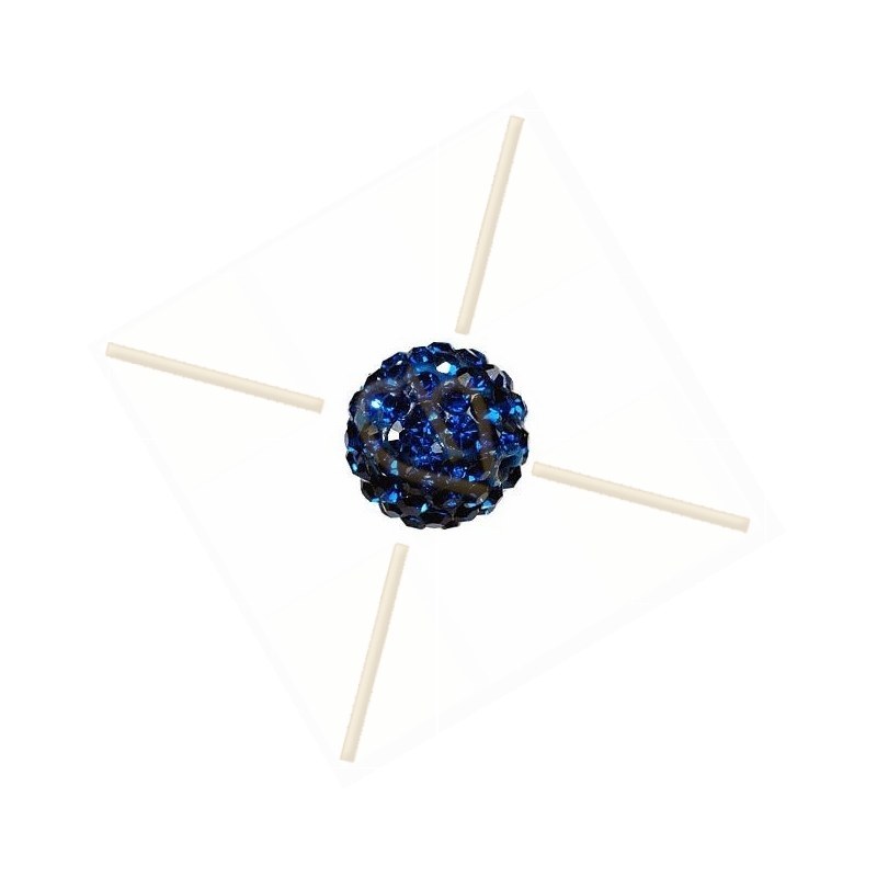 strassbal 14mm round indigo strassbal 14mm round indigo