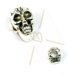 spacer metal "skull" 10mm...