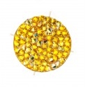 Crystal ROCKS 24mm Jaune Ocre