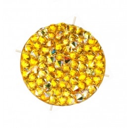 Crystal Rocks 24mm ocher...