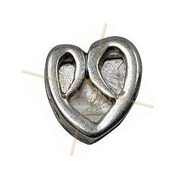17mm leather pusher heart