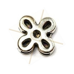 17mm leather flower square
