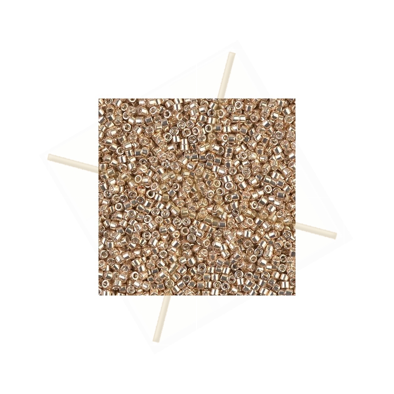 Miyuki Delica Champagne Galvanised 11/0 - 5 gr.