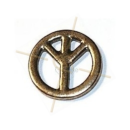 pendant peace and love 13mm