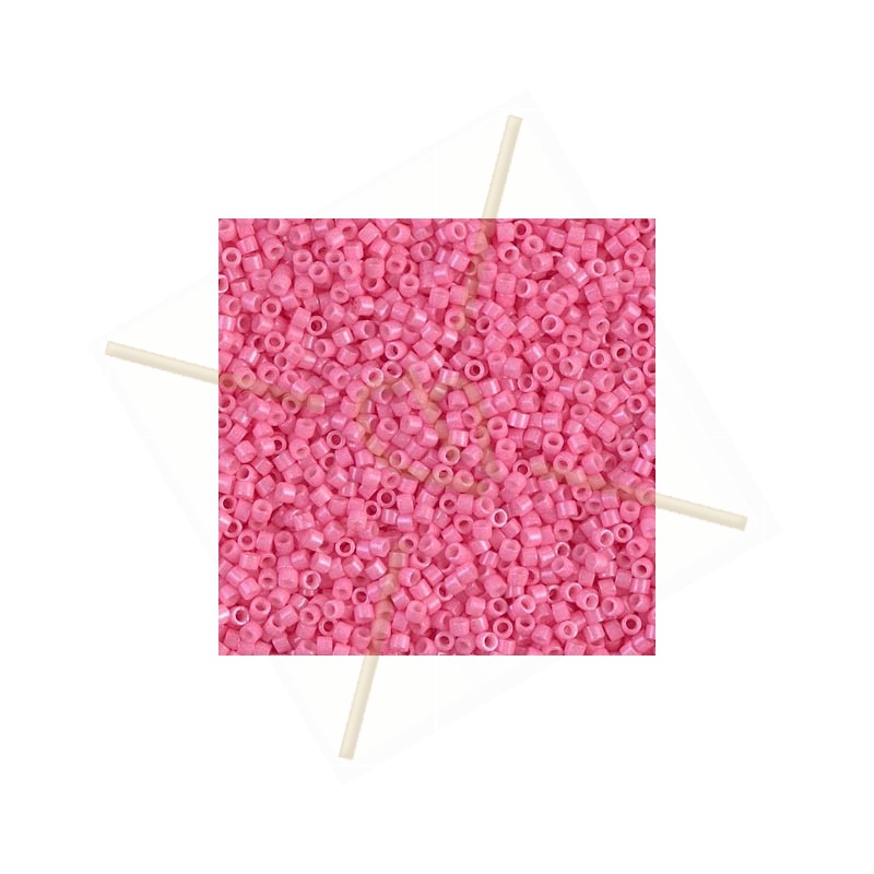 Opaque Dyed Carnation Pink - Delica 11/0 5gr - db1371 Opaque Dyed Carnation Pink - Delica 11/0 5gr - db1371