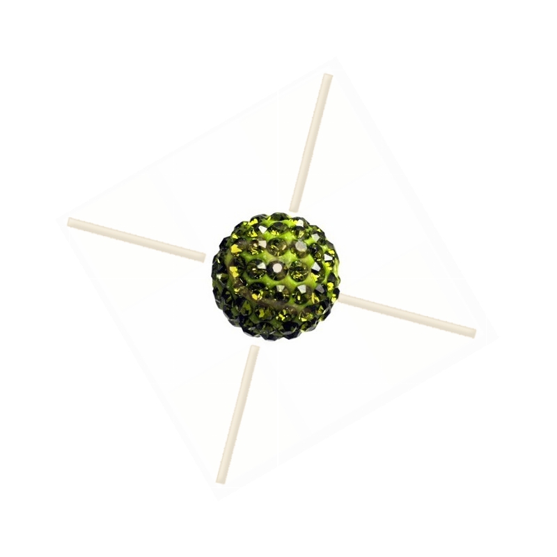 ronde strassbal 8mm olivine ronde strassbal 8mm olivine