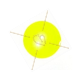 12mm  Neon yellow Pearl