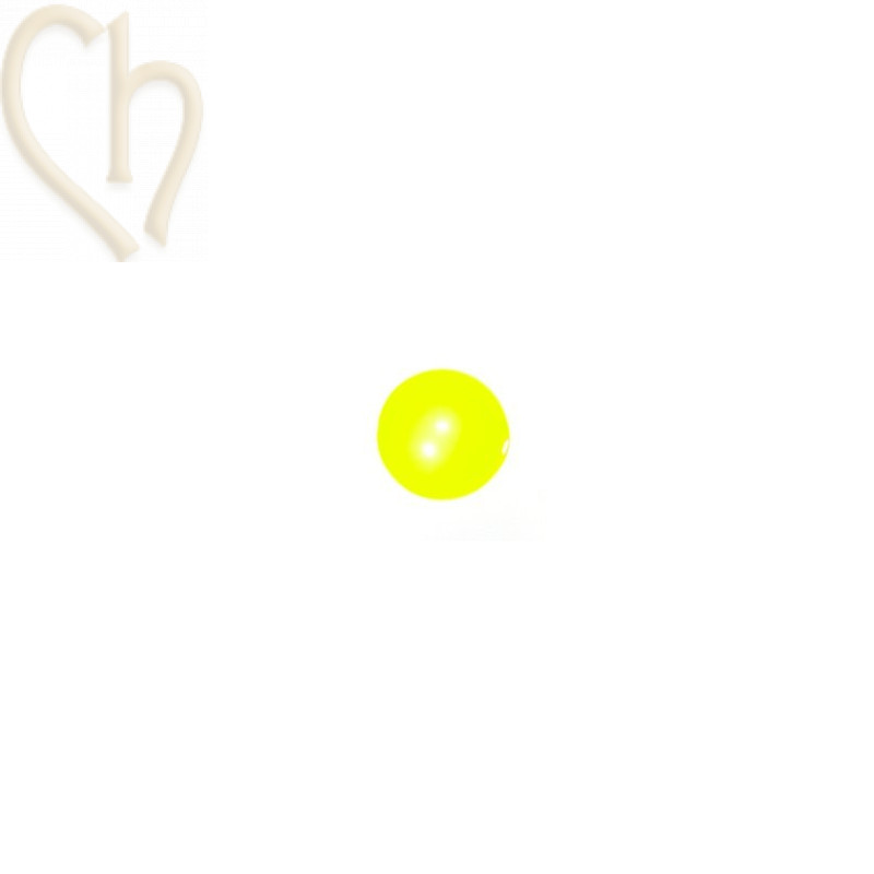 12mm  Neon yellow Pearl