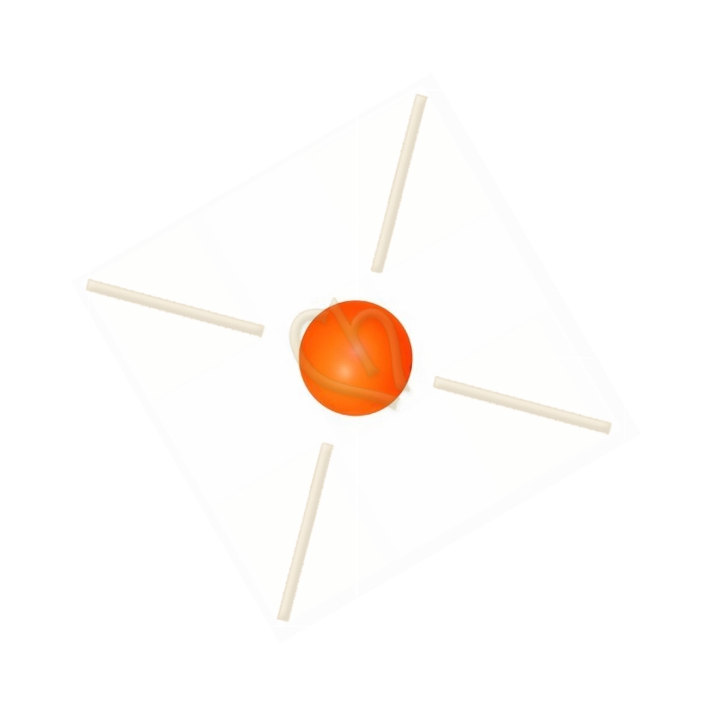 12mm  Neon orange Pearl