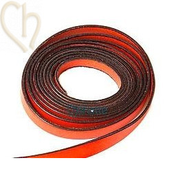 cuir plat orange