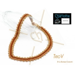 Pack Necklace TrioV Gold Brown