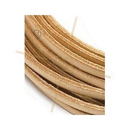 leather ribbon Naturel