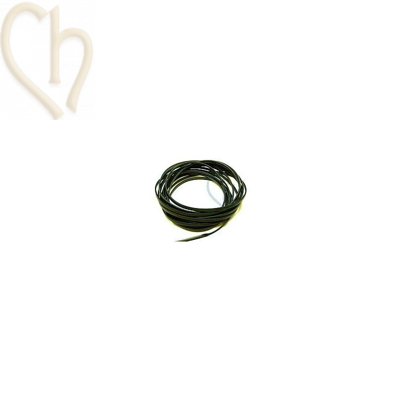 cuir plat gris foncé