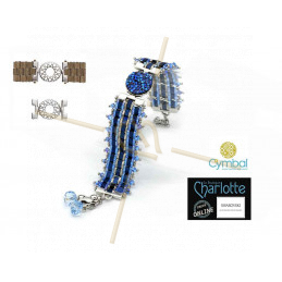 Cymbal Ending Gold plated  - SOROS - for Miyuki Tila, Half Tila, Quart Tila