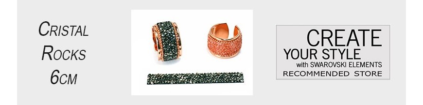 Swarovski Cristal Rocks strip 6cm